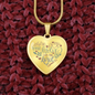 There is no one holy like the lord Heart Necklace