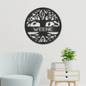Customizable Family Treen Wall Metal Art Sign