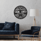Customizable Family Treen Wall Metal Art Sign