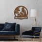 Cabin Life Deer In the Woods Wall Decor Metal Sign