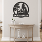 Cabin Life Deer In the Woods Wall Decor Metal Sign