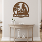 Cabin Life Deer In the Woods Wall Decor Metal Sign