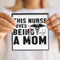 This Nurse Loves Being A Mom Nurse Necklace