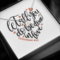 Let All You Do Be Done In Love Heart Necklace