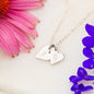 Let All You Do Be Done In Love Heart Necklace