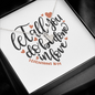 Let All You Do Be Done In Love Heart Necklace