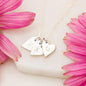 Let All You Do Be Done In Love Heart Necklace