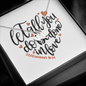 Let All You Do Be Done In Love Heart Necklace