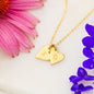 Let All You Do Be Done In Love Heart Necklace