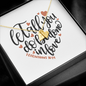 Let All You Do Be Done In Love Heart Necklace