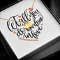 Let All You Do Be Done In Love Heart Necklace