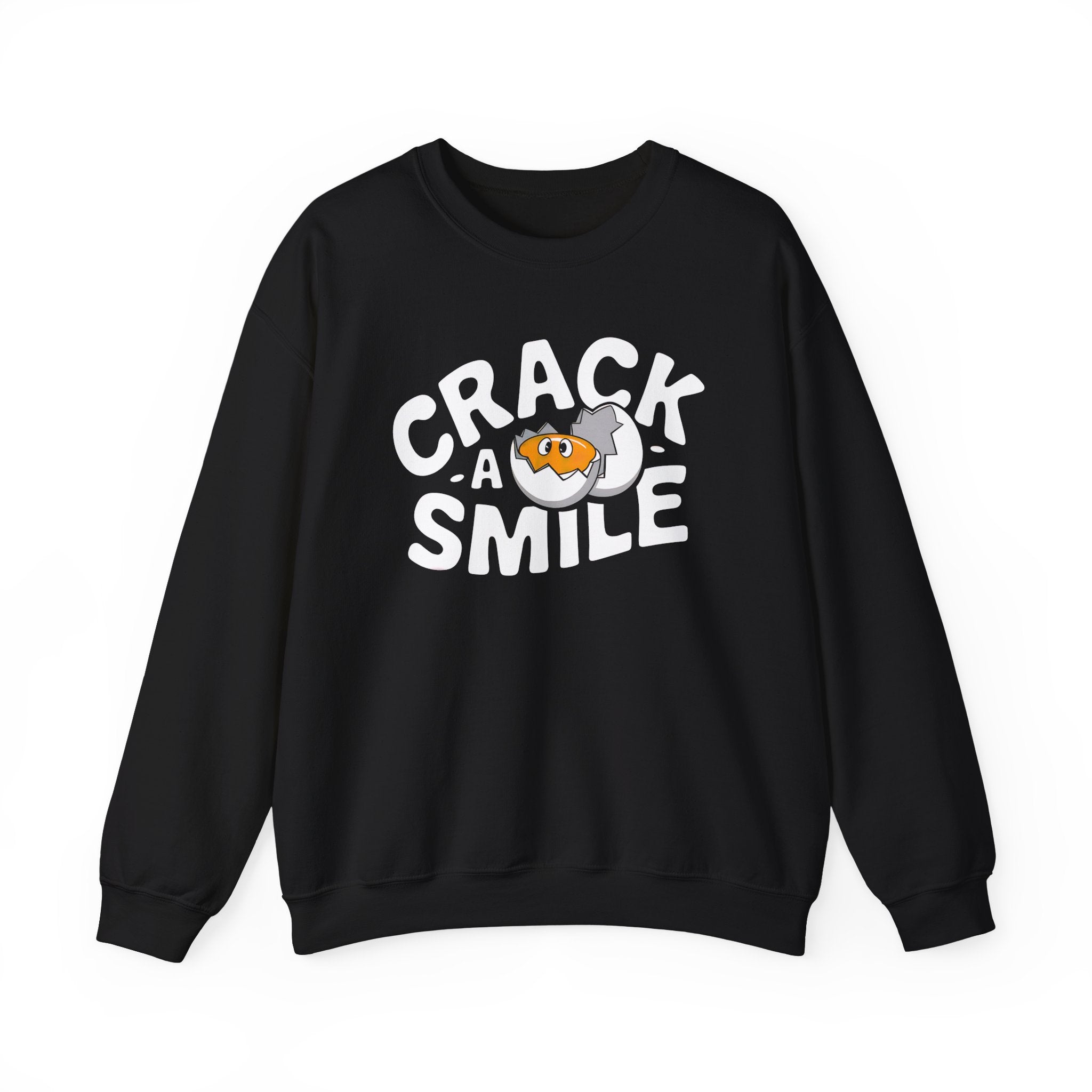 Funny Egg Crack a Smile Unisex Sweatshirt