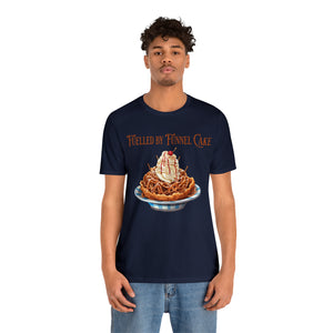 Fuelled By Funnel Cake Theme Park Themed Graphic Shirt