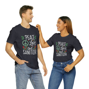 Peace, Love, & Sanitizer Holiday Spirit Tee