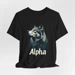 Load image into Gallery viewer, Alpha Wolf Unisex Jersey Tee - Perfect for Alpha&#39;s
