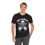 Load image into Gallery viewer, Saw Shadows Guitar and Skull Shirt
