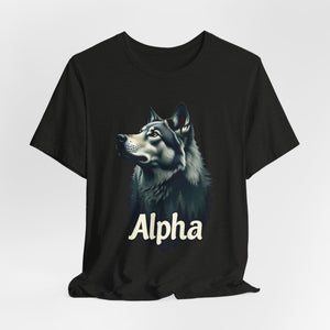 Alpha Wolf Unisex Jersey Tee - Perfect for Alpha's