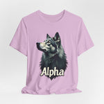 Load image into Gallery viewer, Alpha Wolf Unisex Jersey Tee - Perfect for Alpha&#39;s
