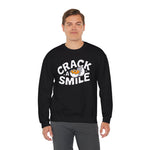 Load image into Gallery viewer, Funny Egg Crack a Smile Unisex Sweatshirt
