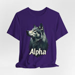 Load image into Gallery viewer, Alpha Wolf Unisex Jersey Tee - Perfect for Alpha&#39;s
