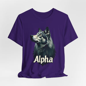 Alpha Wolf Unisex Jersey Tee - Perfect for Alpha's