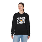 Load image into Gallery viewer, Funny Egg Crack a Smile Unisex Sweatshirt
