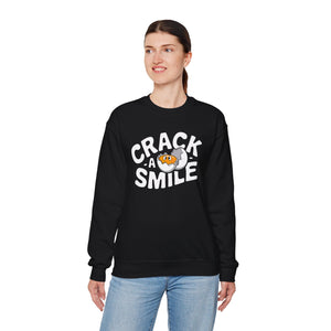 Funny Egg Crack a Smile Unisex Sweatshirt