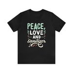 Load image into Gallery viewer, Peace Love &amp; Sanitizer Holiday Shirt
