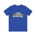 Load image into Gallery viewer, Big Theme Parks Unisex Jersey Tee - Perfect for Amusement Park Lovers
