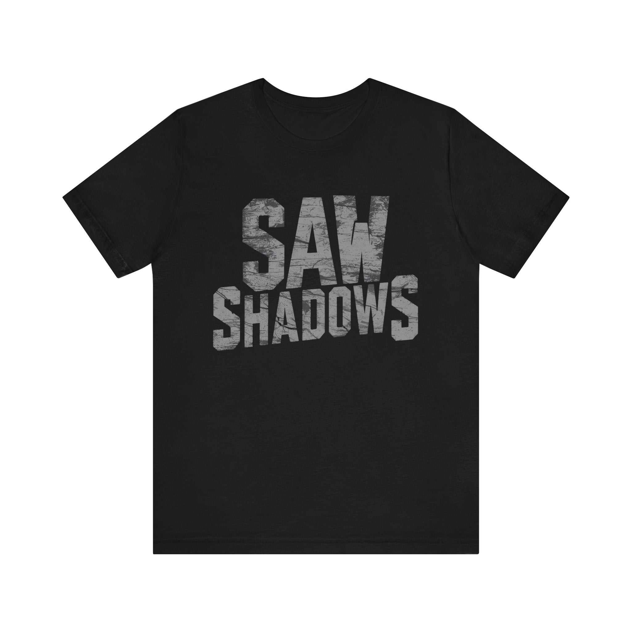 Saw Shadows Band Plain Graphic Shirt