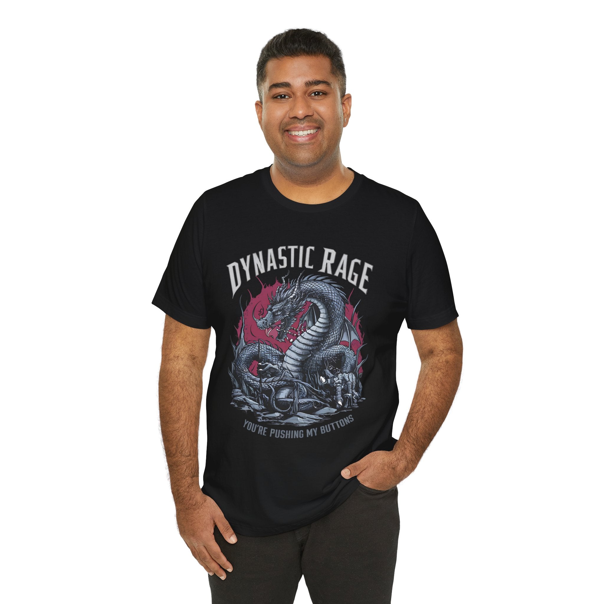 Dynastic Rage Pushing Buttons Dragon Shirt