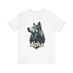 Load image into Gallery viewer, Alpha Wolf Unisex Jersey Tee - Perfect for Alpha&#39;s
