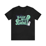 Load image into Gallery viewer, Rollin&#39; With My Ghouls Halloween Shirt
