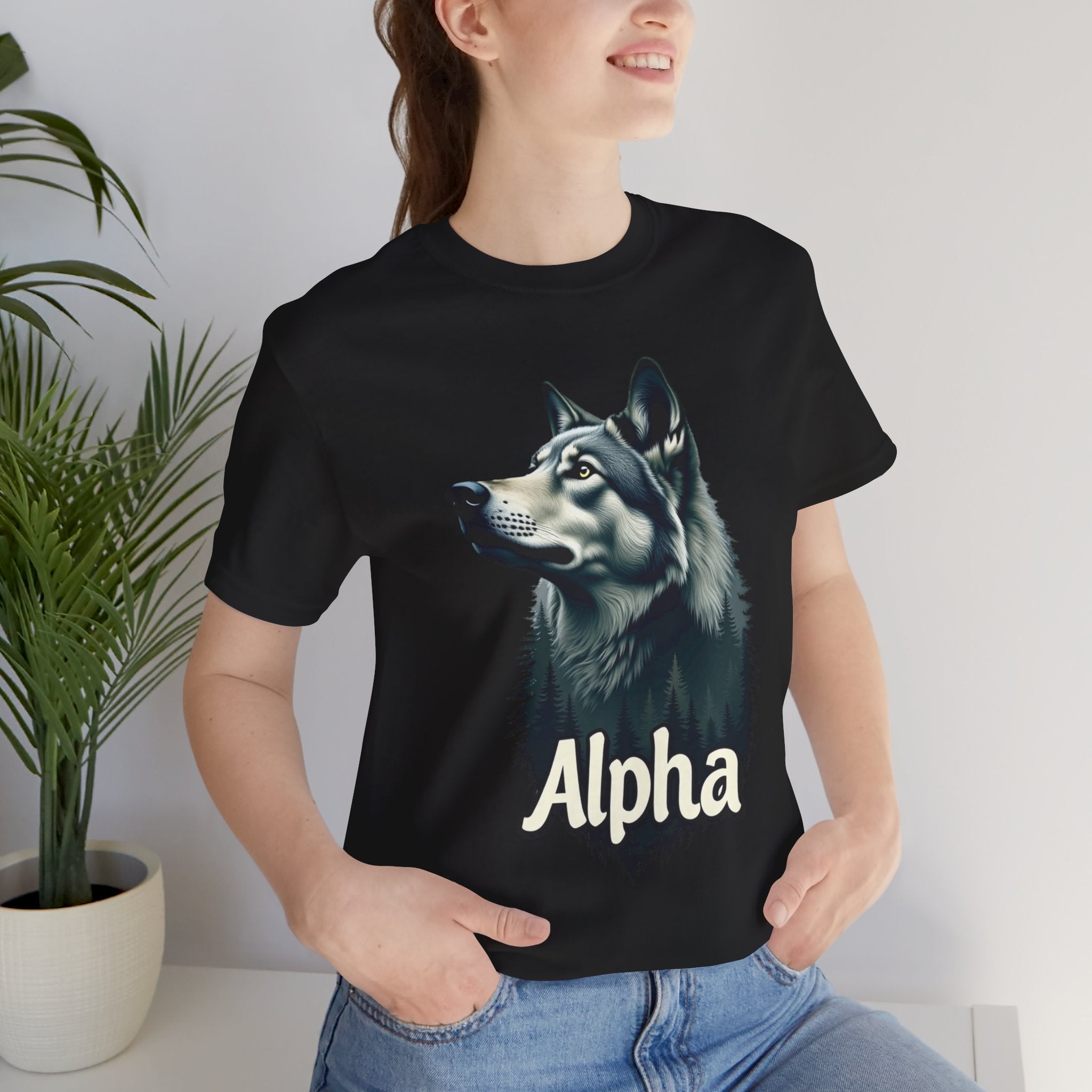 Alpha Wolf Unisex Jersey Tee - Perfect for Alpha's