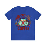 Load image into Gallery viewer, Nurses Love Coffee Christmas Shirt

