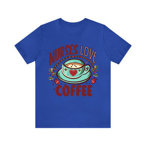 Nurses Love Coffee Christmas Shirt