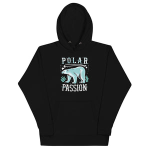 Polar Passion Winter Polar Bear Unisex Hoodie