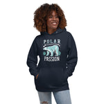 Load image into Gallery viewer, Polar Passion Winter Polar Bear Unisex Hoodie
