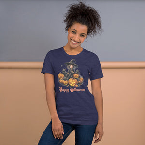 Happy Halloween Witch And Pumpkins t-shirt