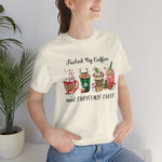 Load image into Gallery viewer, Fueled By Coffee And Christmas Cheer Tee - Adult Graphic Shirts
