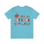 Load image into Gallery viewer, Santa Claus Hot Cocoa And Christmas Lights Shirt
