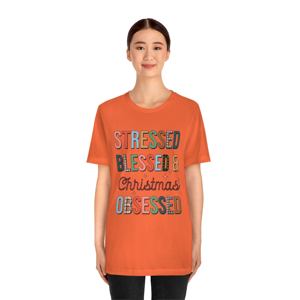 Stressed Blessed and Christmas Obsessed Shirt