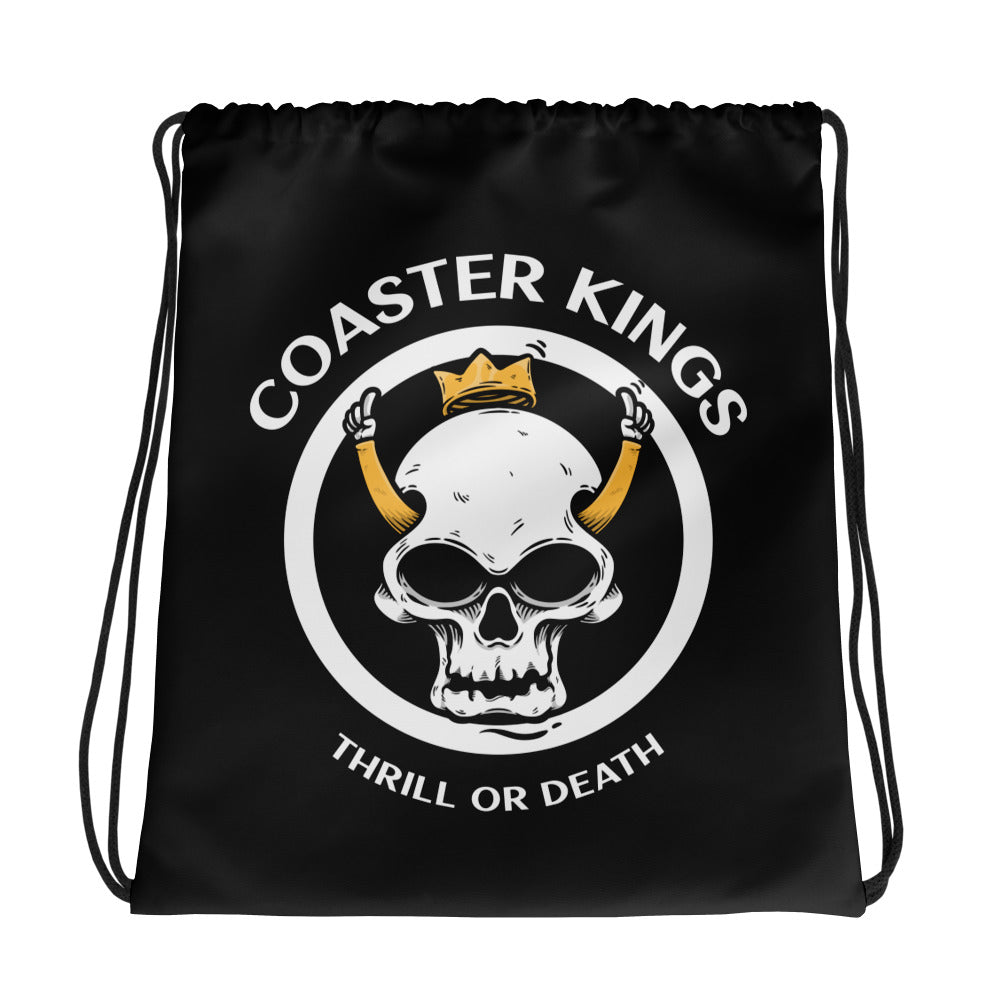 Coaster Kings Crowned Skull Drawstring bag