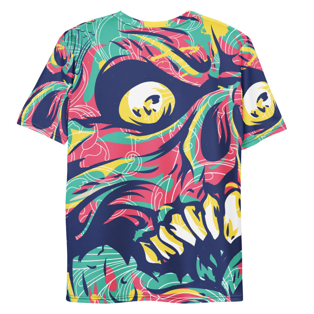 Urban Skull All Over Print Men's T-shirt