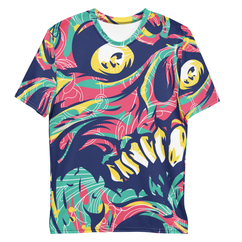 Urban Skull All Over Print Men's T-shirt