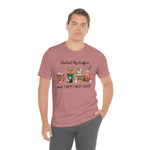 Load image into Gallery viewer, Fueled By Coffee And Christmas Cheer Tee - Adult Graphic Shirts
