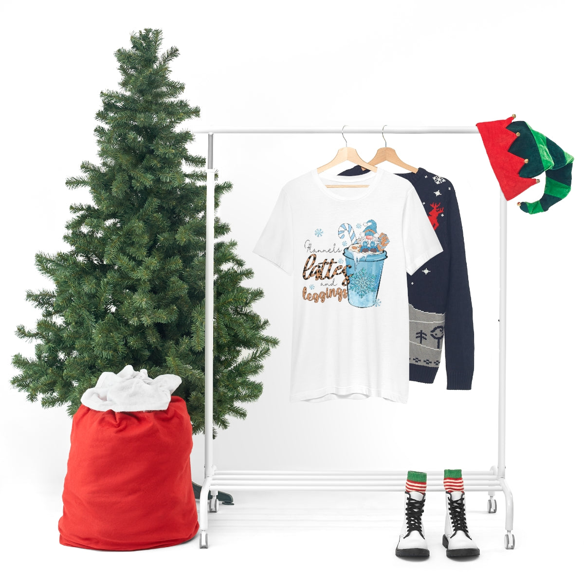 Flannels Lattes & Leggings Winter Holiday Shirt