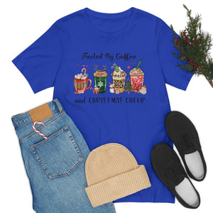 Fueled By Coffee And Christmas Cheer Tee - Adult Graphic Shirts