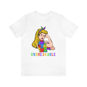 Unbreakable Autism Awareness Mom Shirt