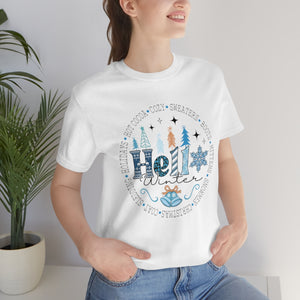 Hello Winter Christmas Shirt For Adults